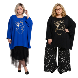 ITALIA MODA viscose tuniek/poncho /meerdere kleuren