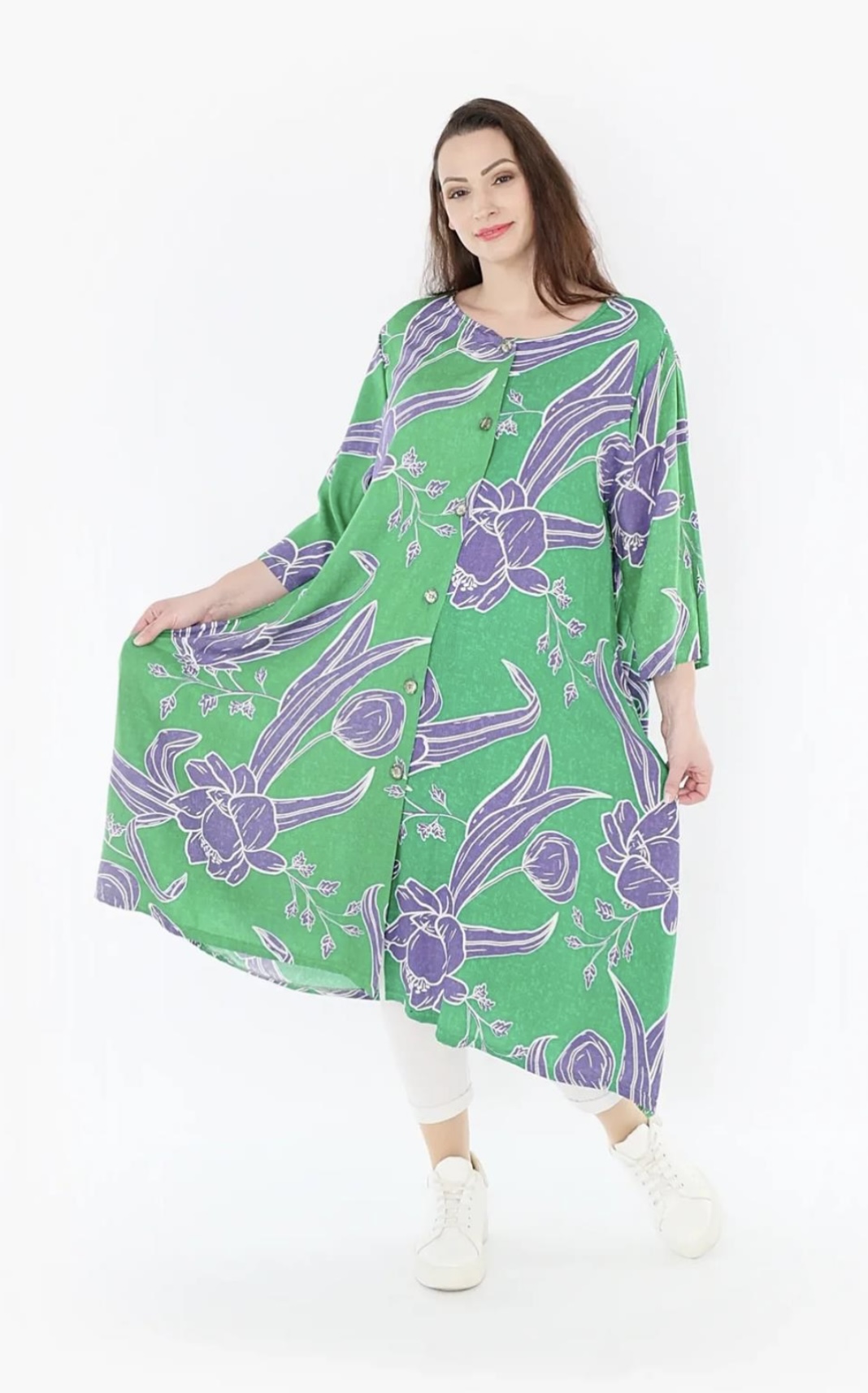 AKH viscose oversized A-lijn blouse/tuniek