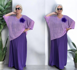 Italia Moda oversized gebreide top stretch/in meerdere kleuren