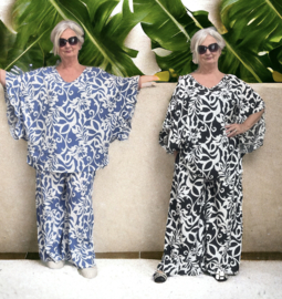 ITALIA oversized viscose blouse/ tuniek + broek apart/in meerdere kleuren