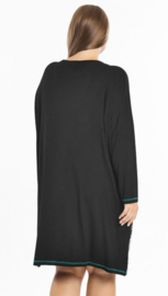 LA VELINA  oversized viscose jersey jurk stretch