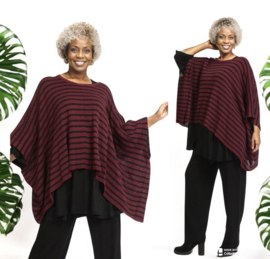 AKH oversized gebreide katoen top stretch