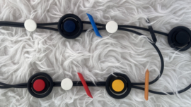 Paris Fashion design jewellery rubber collier