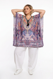 ONE OF A KIND  viscose zomer poncho/tuniek