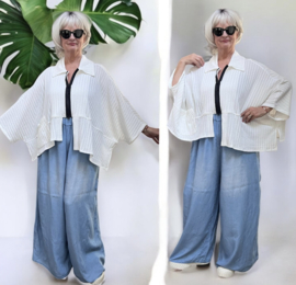 Vincenzo Allocca oversized katoen vest/blazer/apart stretch 