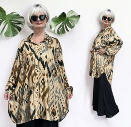 Ophilia viscose blouse/hemd/tuniek/tuniek