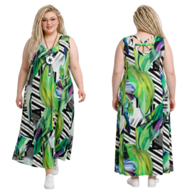 Ophilia viscose A-lijn jurk stretch/stretch