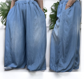 Moonshine jeans tencel wijde broek apart