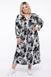 ITALIA MODA  viscose A-lijn jurk /stretch
