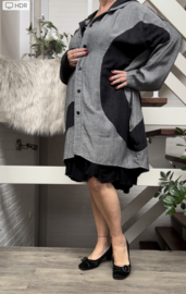 Zedd Plus viscose oversized A-lijn blazer/vest/in meerdere kleuren