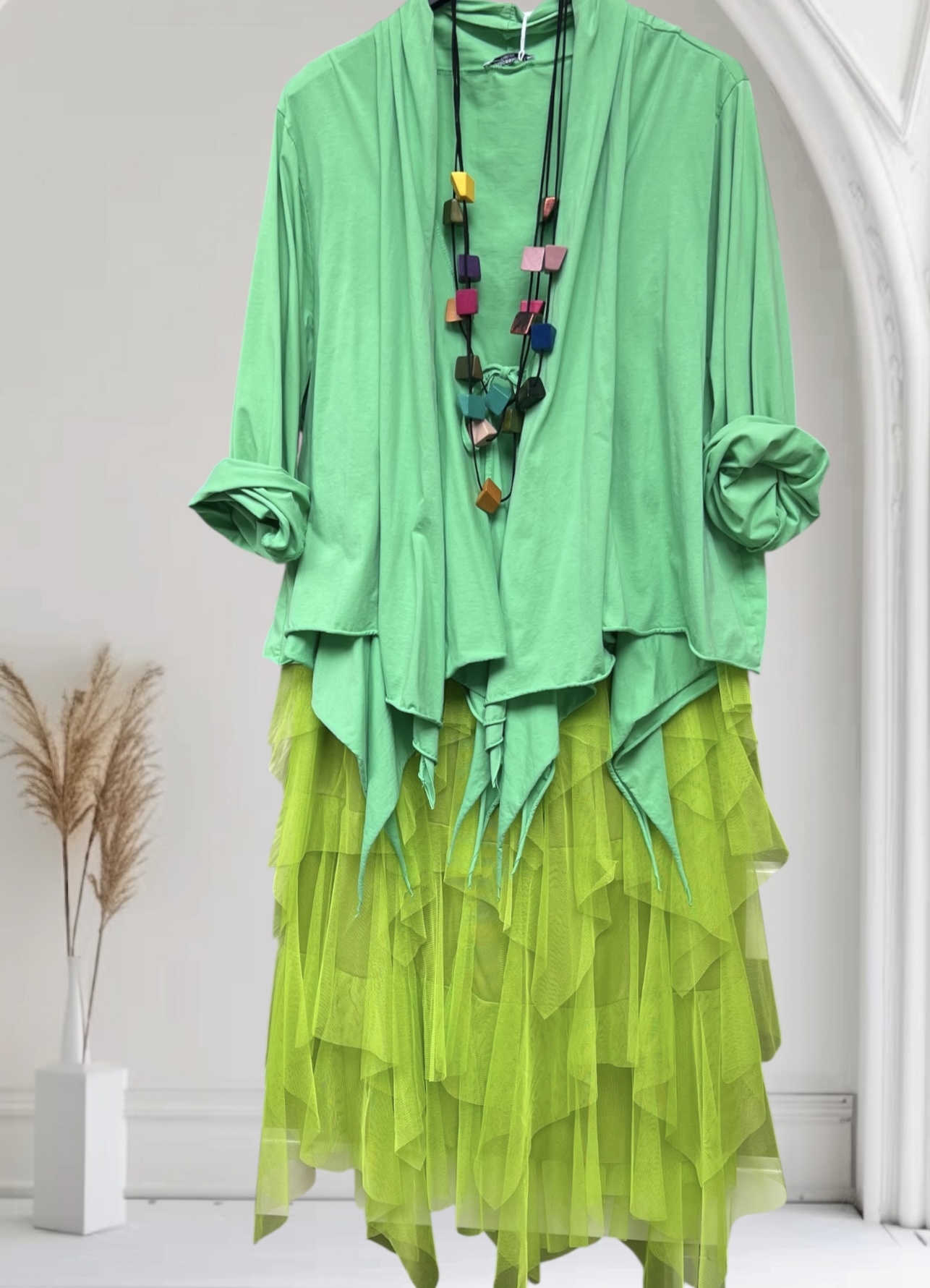 Moonshine oversized jersey  katoen vest  stretch/in meerdere kleuren