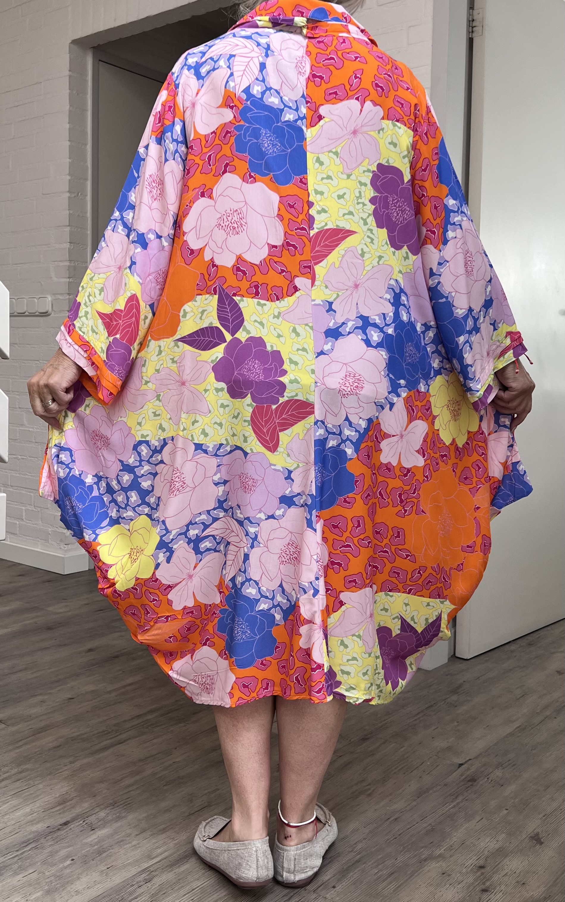 Vincenzo Allocca oversized viscose jurk/tuniek