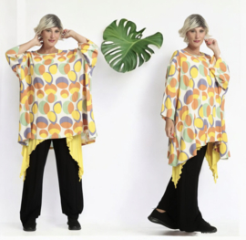 AKH oversized viscose/linnen  A-lijn tuniek  apart