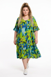 One Summer  viscose A-lijn jurk