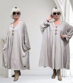 Melania oversized A-lijn gebreide jersey blazer/vest/stretch