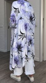 AKH oversized viscose A-lijn tuniek met zakken apart stretch