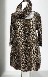 Vincenzo Allocca oversized viscose  A-lijn tuniek apart 