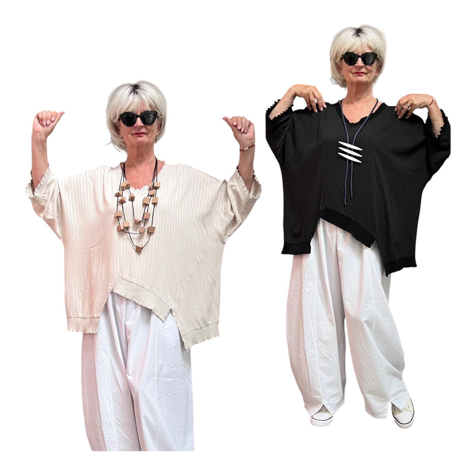 KEKOO design viscose top/ in meerdere kleuren