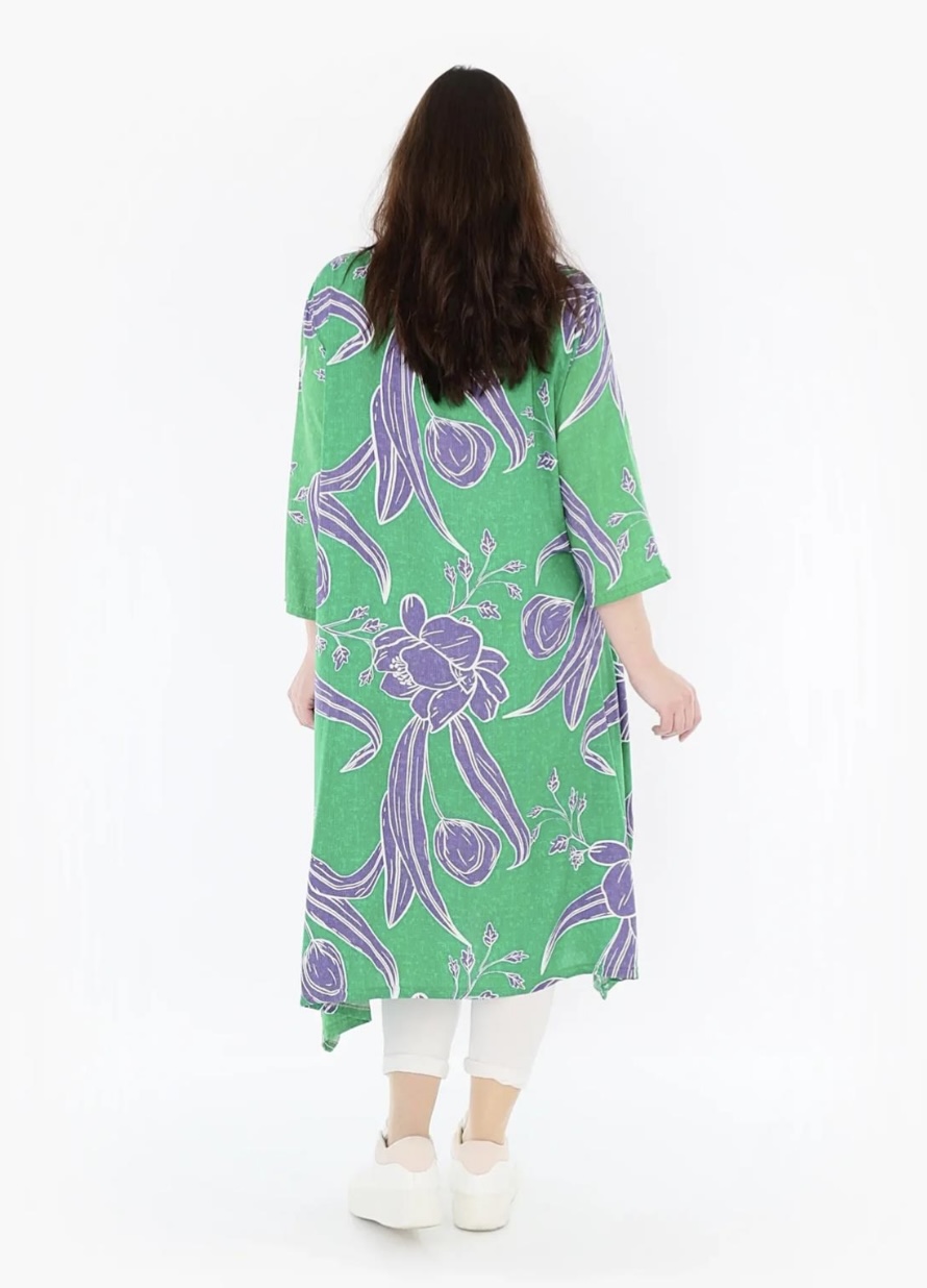 AKH viscose oversized A-lijn blouse/tuniek