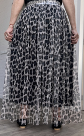 ITALIA MODA viscose tule rok /gevoerd