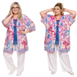 ITALIA MODA  oversized viscose zomer vest
