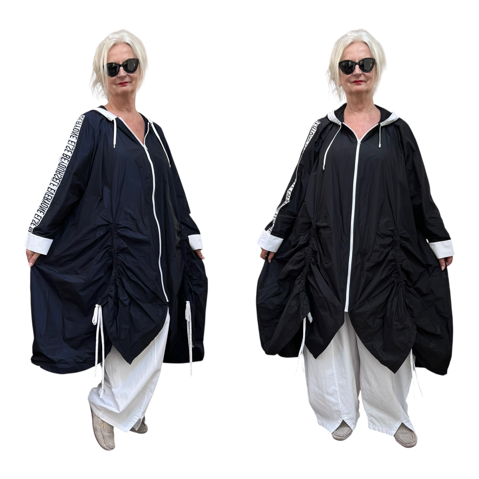 Zedd Plus oversized waterbestendig tussenjas/in meerdere kleuren