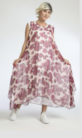 AKH oversized chique chiffon A-lijn  jurk/overjurk /tuniek apart