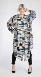 AKH oversized viscose A-lijn blouse/tuniek apart / in meerdere kleuren