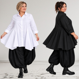 Vincenzo Allocca oversized katoen A-lijn blouse/tuniek stretch/in meerdere kleuren