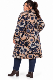 ITALIA MODA zachte wolmix jas/mantel/ stretch /in meerdere kleuren