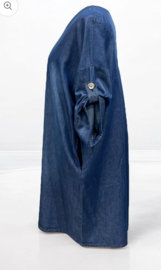 Vincenzo Allocca oversized jeans katoen A-lijn jurk/tuniek apart