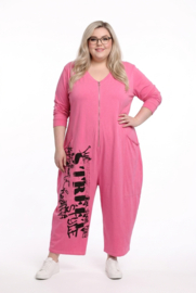 Funky Diva oversized katoen jumpsuit stretch/in meerdere kleuren