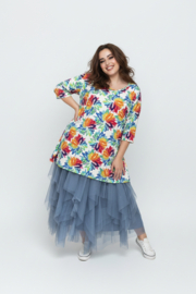 MB viscose  A-lijn tuniek stretch