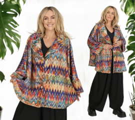 AKH winter oversized blazer/vest van zachte pluche kwaliteit apart stretch