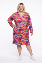 Ophilia premium kwaliteit katoen jurk  stretch