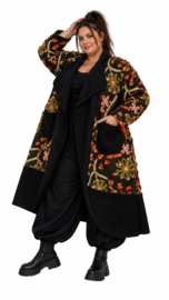 ITALIA MODA zachte wolmix jas/mantel/vest/blazer stretch /in meerdere kleuren