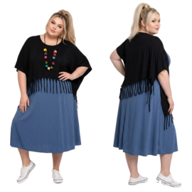 Moonshine oversized  katoen top stretch