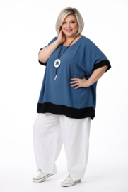 LaBass oversized viscose top/tuniek/niet doorschijnend /in meerdere kleuren