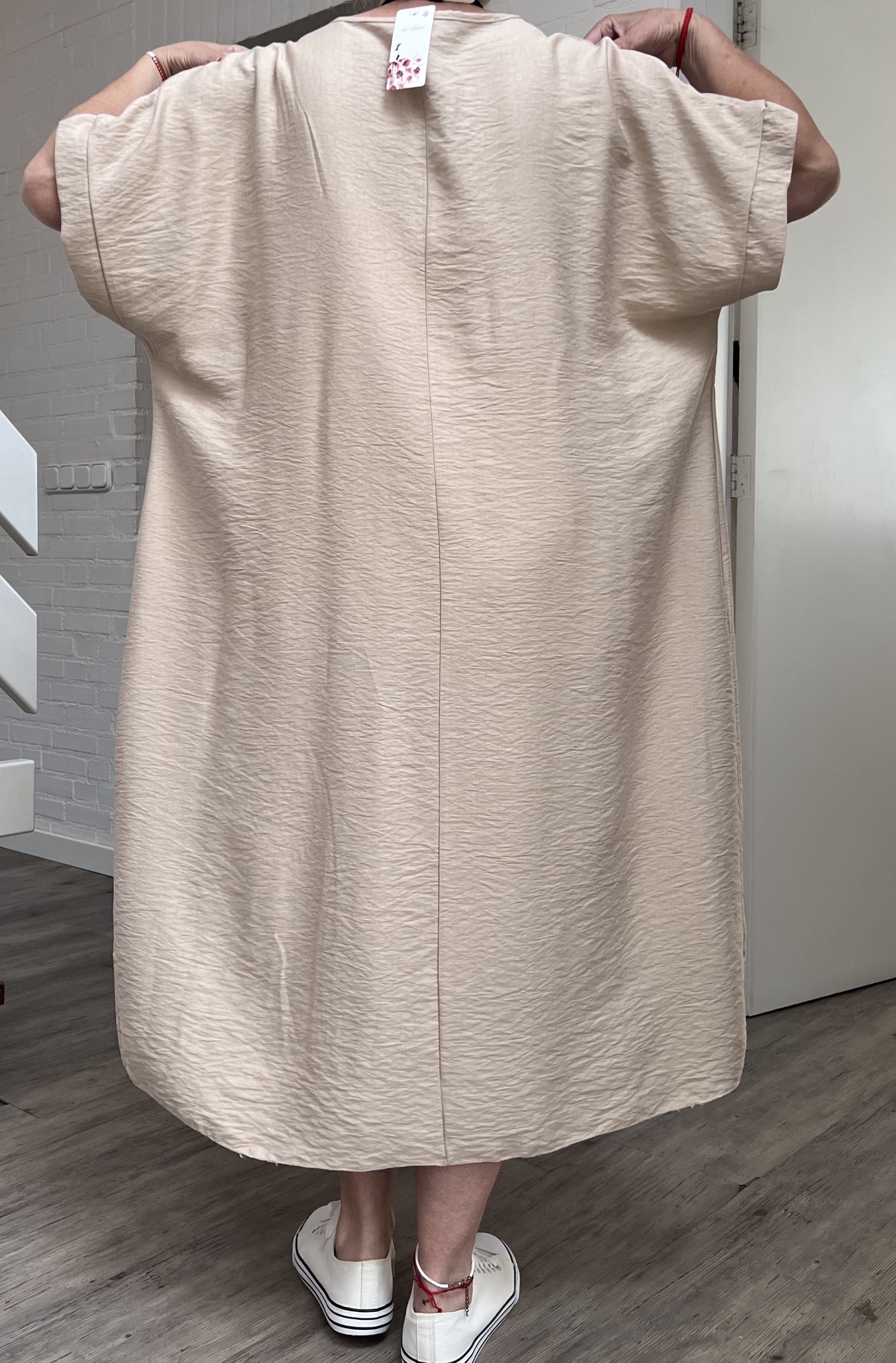 ITALIA oversized viscose zomer jurk/in meerdere kleuren