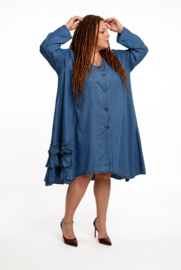 LaBass jeans katoen A-lijn blazer/vest/jurk