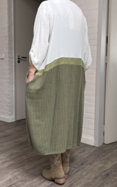 Zedd Plus viscose A-lijn jurk stretch