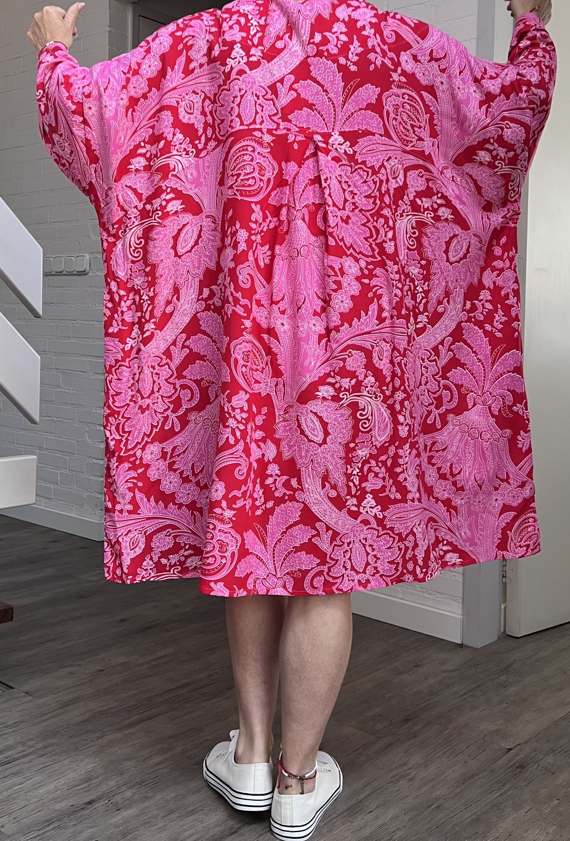Vincenzo Allocca oversized viscose jurk/tuniek