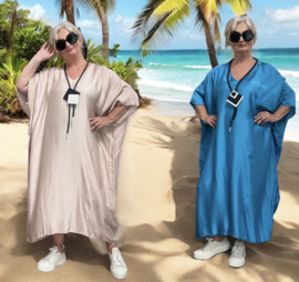 FreeStyle oversized viscose/zijde  tuniek/jurk apart/in meerdere kleuren
