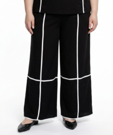 ITALIA MODA oversized viscose mix tuniek + broek stretch