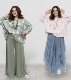 Mercy ITALIA  oversized  katoen top  apart/in meerdere kleuren