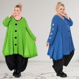 AKH oversized gebreide A-lijn tuniek stretch /in meerdere kleuren