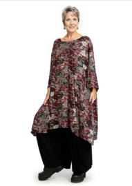 AKH oversized viscose A-lijn tuniek  apart stretch