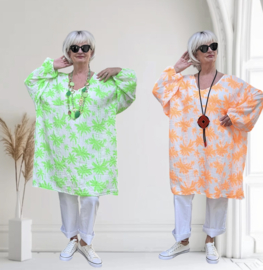ITALIA MODA oversized katoen mousseline tuniek/in meerdere kleuren