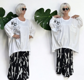 ITALIA MODA katoen tuniek/top stretch  /in meerdere kleuren