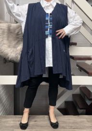 KEKOO design viscose A-lijn mouwloze vest